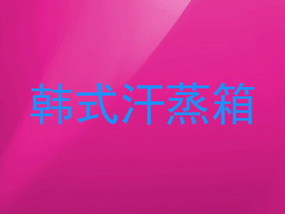 韩式汗蒸箱