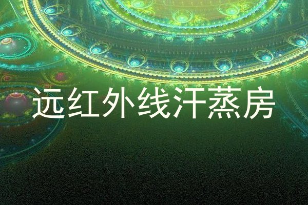 远红外线汗蒸房