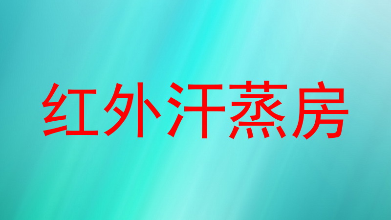 红外汗蒸房