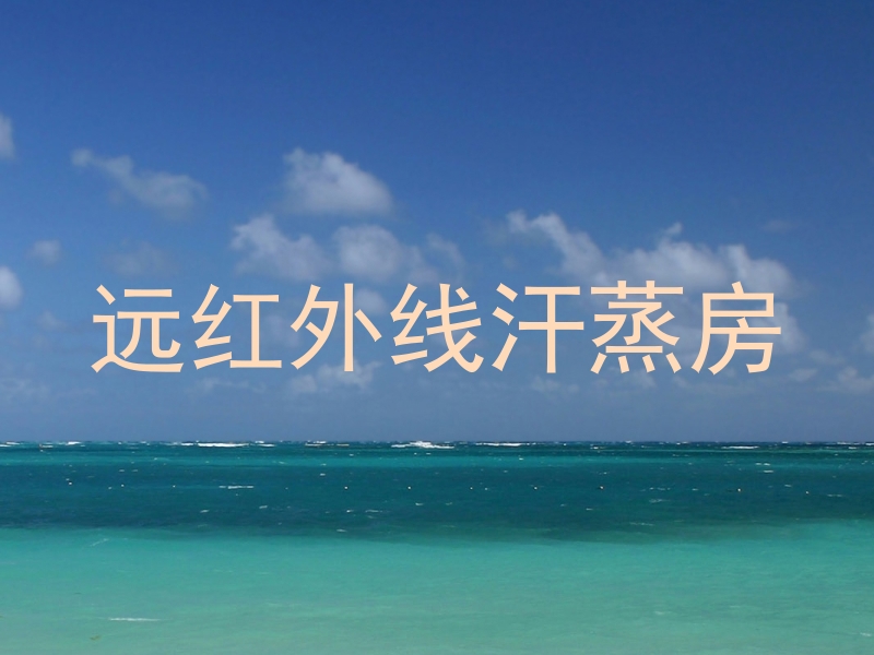 远红外线汗蒸房