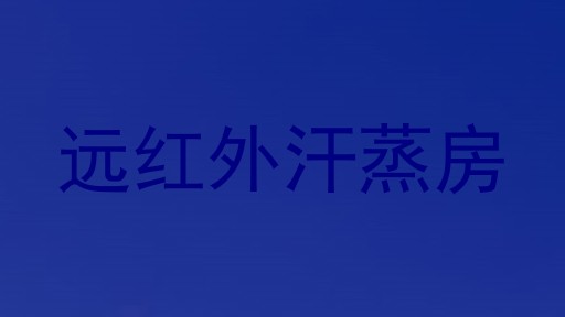 远红外汗蒸房