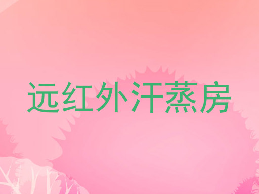 远红外汗蒸房
