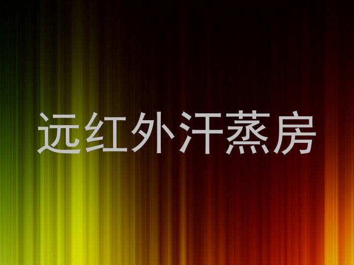 远红外汗蒸房