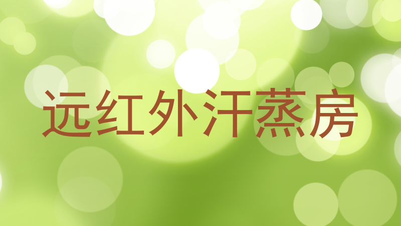 远红外汗蒸房
