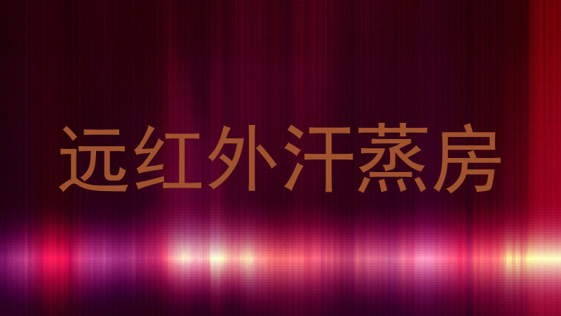 远红外汗蒸房