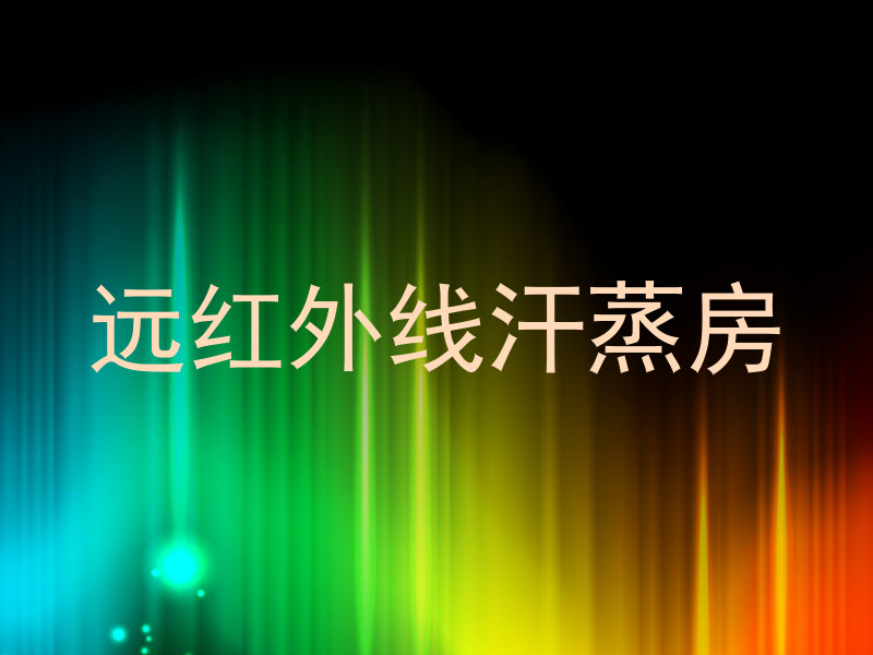 远红外线汗蒸房