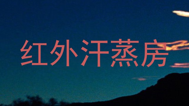 红外汗蒸房