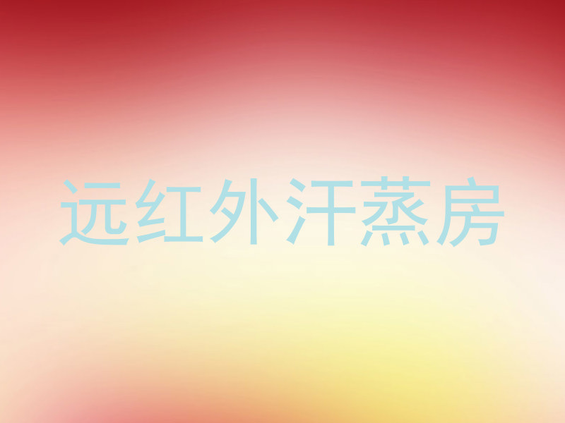 远红外汗蒸房
