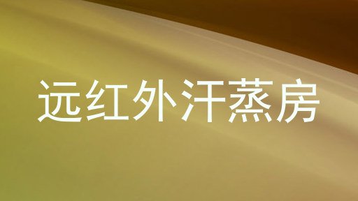 远红外汗蒸房