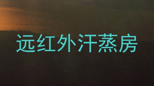 远红外汗蒸房