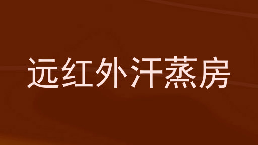 远红外汗蒸房