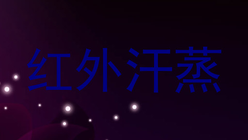 红外汗蒸