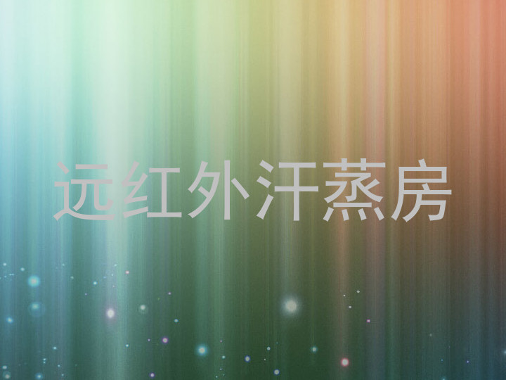 远红外汗蒸房