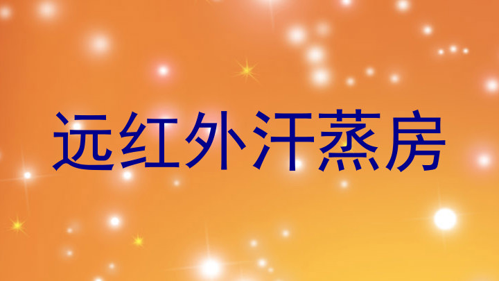 远红外汗蒸房
