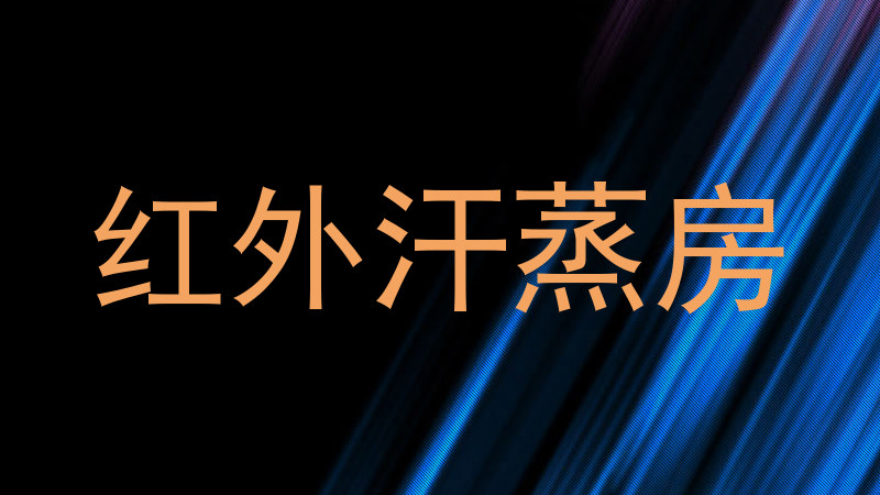 红外汗蒸房