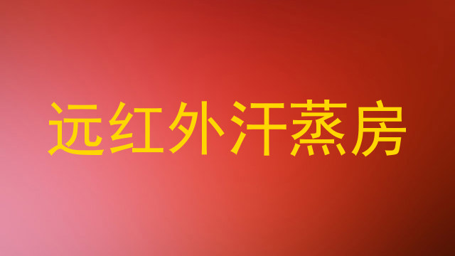 远红外汗蒸房