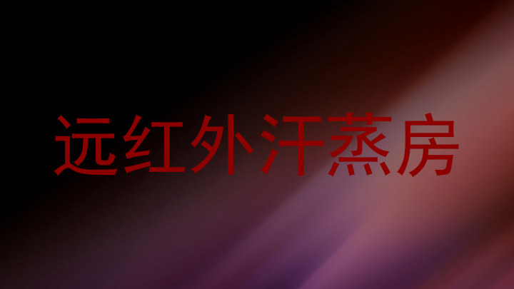 远红外汗蒸房