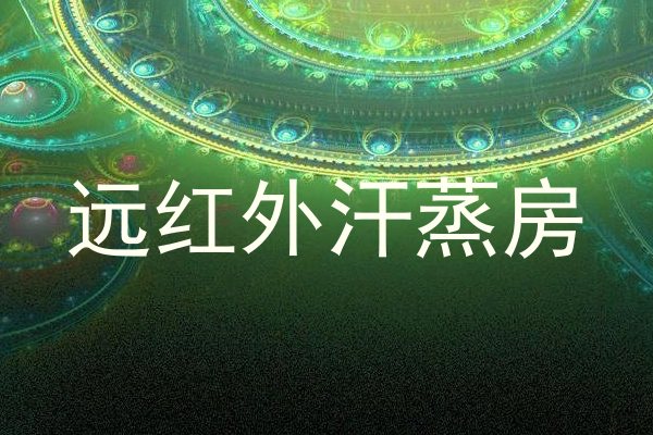 远红外汗蒸房