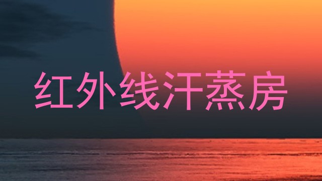 红外线汗蒸房