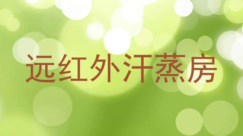 远红外汗蒸房