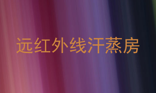 远红外线汗蒸房