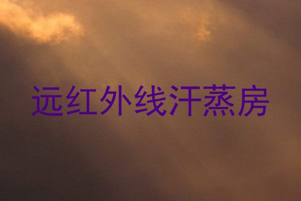 远红外线汗蒸房