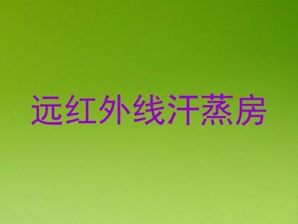 远红外线汗蒸房