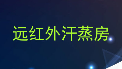 远红外汗蒸房