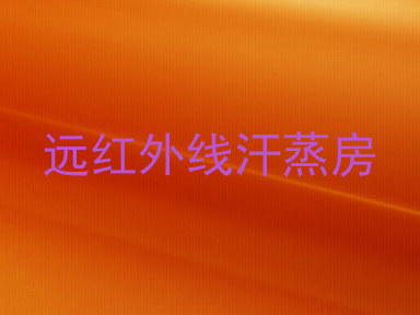 远红外线汗蒸房