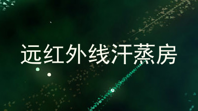 远红外线汗蒸房