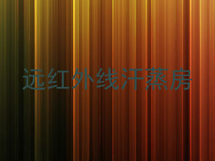 远红外线汗蒸房