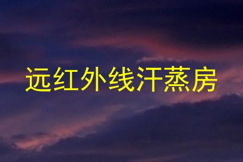远红外线汗蒸房