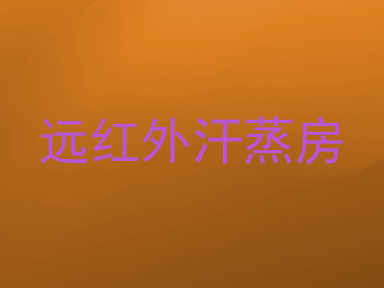 远红外汗蒸房