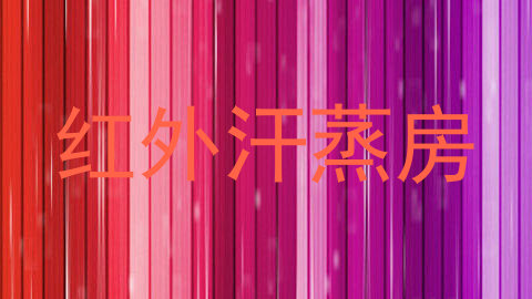 红外汗蒸房