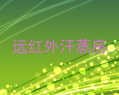 远红外汗蒸房