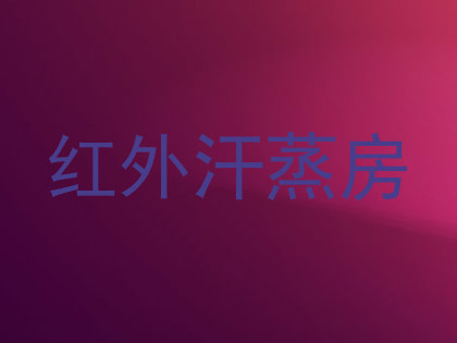 红外汗蒸房