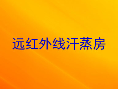 远红外线汗蒸房