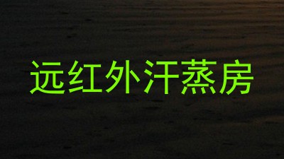 远红外汗蒸房