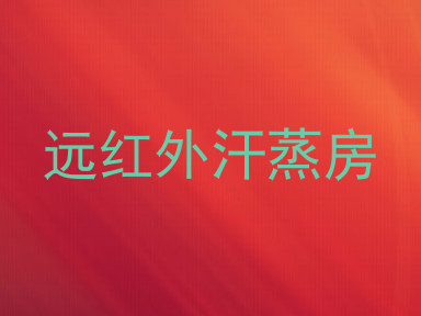 远红外汗蒸房
