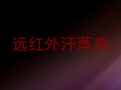 远红外汗蒸房