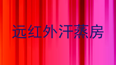 远红外汗蒸房