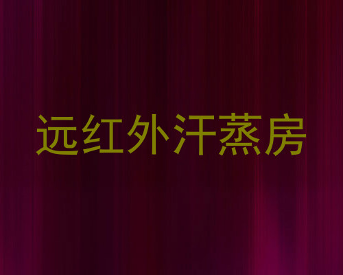 远红外汗蒸房
