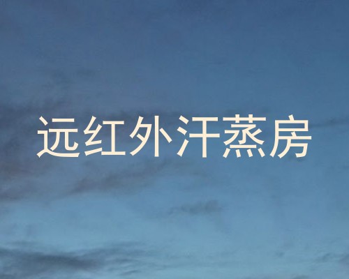 远红外汗蒸房
