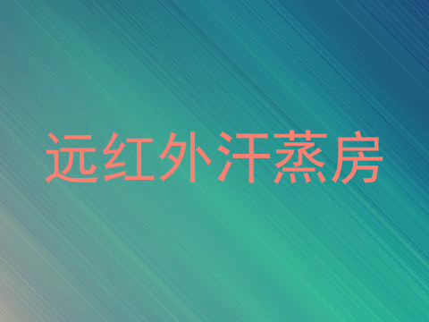 远红外汗蒸房