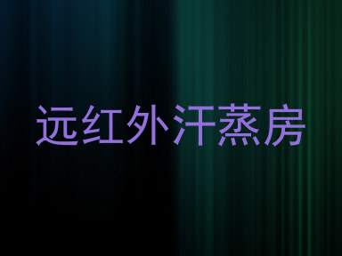 远红外汗蒸房
