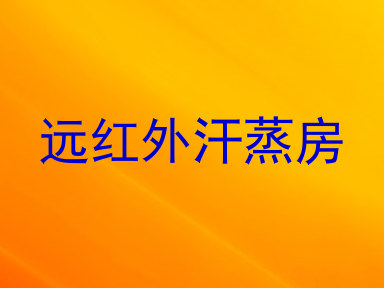 远红外汗蒸房