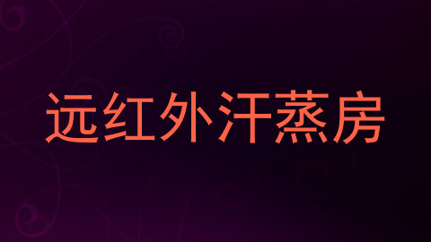 远红外汗蒸房