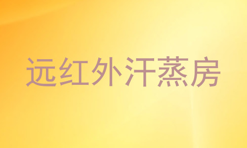 远红外汗蒸房