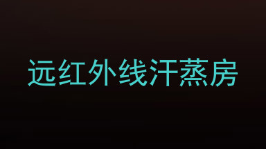 远红外线汗蒸房