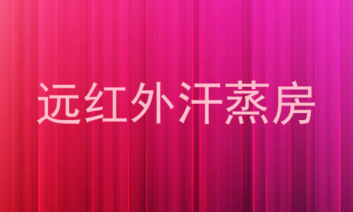 远红外汗蒸房
